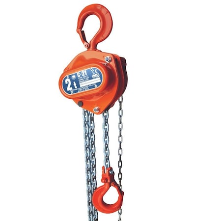 Super 100 5 ton Push Trolley Hoist, Elephant , 10' Lift HP100-5
